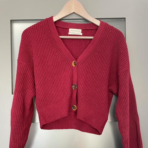 UO Ribbed Knit Cardigan - Picture 2 of 3